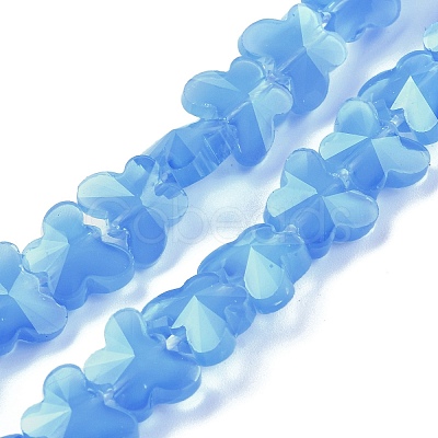 Imitation Jade Glass Beads Strands EGLA-L045-I-A01-1