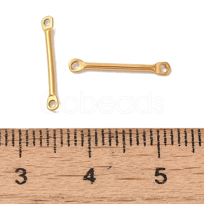 Ion Plating(IP) 304 Stainless Steel Connector Charms X-STAS-Q323-04D-G-1