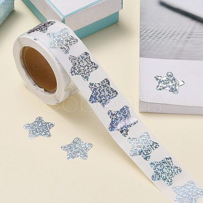 Laser Self-Adhesive Paper Stickers X-DIY-K027-C01-1