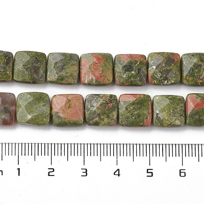 Natural Unakite Beads Strands G-K359-B14-01-1