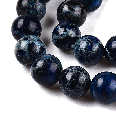 Natural Imperial Jasper Beads Strands G-N342-63A-1