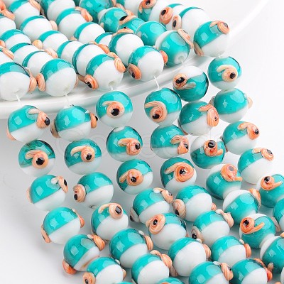 Handmade Lampwork Beads LAMP-F006-01-1