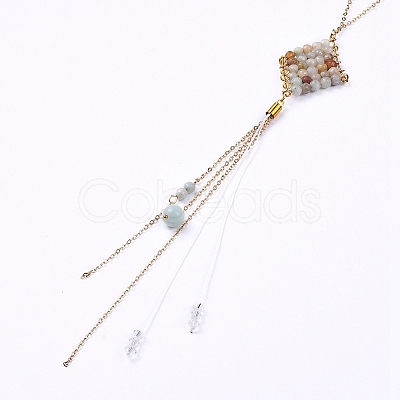 Pendant Necklaces NJEW-JN02729-04-1