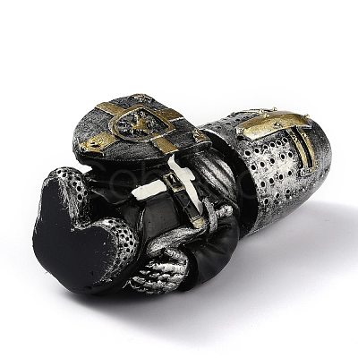 Resin Knight Guard Home Display Decorations DJEW-B003-01-1