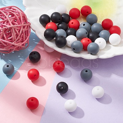 Food Grade Eco-Friendly Silicone Focal Beads SIL-YW0001-13B-1