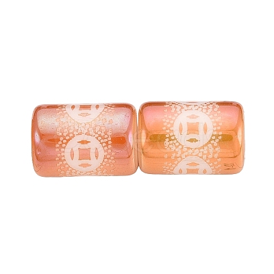 Electroplate Glass Beads EGLA-Q137-01A-L01-1