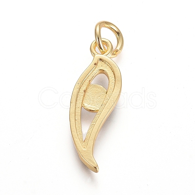 Golden Plated Brass Pendants KK-L190-007B-1