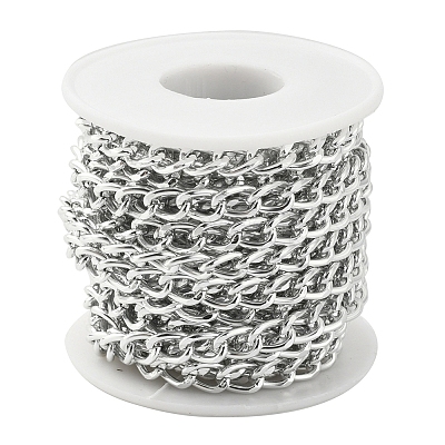 Aluminium Twisted Curb Chains CHA-YW0001-01S-1