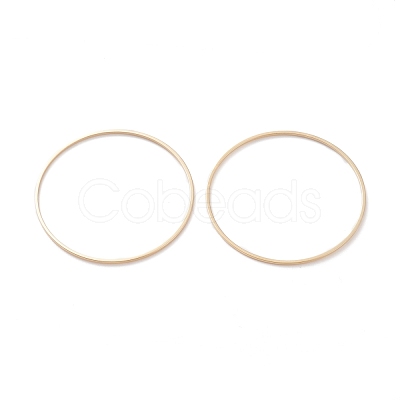 Brass Linking Rings KK-Y003-03M-G-1