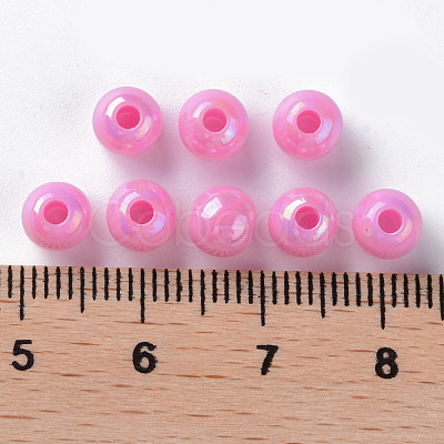 Opaque Acrylic Beads MACR-S370-D6mm-A02-1