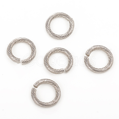 Tarnish Resistant 304 Stainless Steel Open Jump Rings STAS-G224-23P-04-1