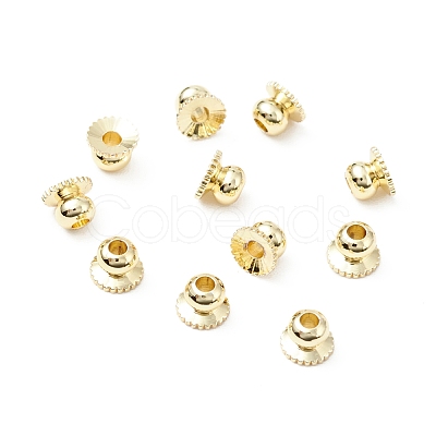 Rack Plating Brass Bead Cap KK-WH0060-03G-02-1