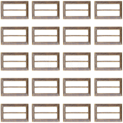 20Pcs Alloy Belt Buckles FIND-CL0001-37AB-1