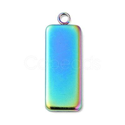 Ion Plating(IP) 304 Stainless Steel Pendant Cabochon Settings STAS-I069-36MC-1