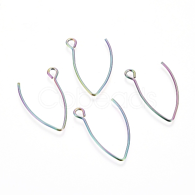 Ion Plating(IP) 304 Stainless Steel Earring Hooks LS-X-STAS-L216-03A-M-1