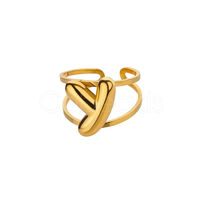 304 Stainless Steel Finger Ring RJEW-L125-02G-25-1