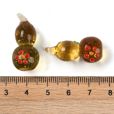 Handmade Lampwork Gourd Figurines LAMP-G161-01-1