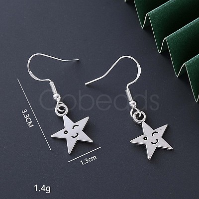 Brass & Alloy Dangle Earrings FS-WG95800-09-1