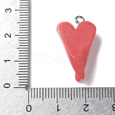 Resin Iron Pendants RESI-D280-16-1