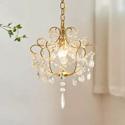 4Pcs Teardrop Glass Pendants GLAA-LP0001-22-1