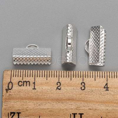Iron Ribbon Crimp Ends E183-S-1