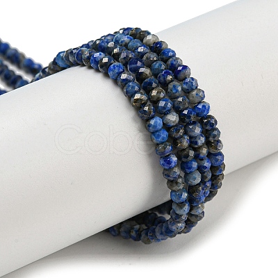 Natural Lapis Lazuli Beads Strands G-F460-06-1