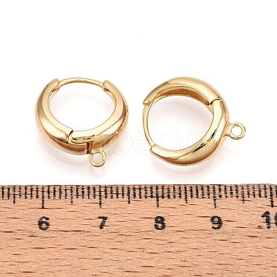 Brass Hoop Earring Finding KK-N261-54G-1