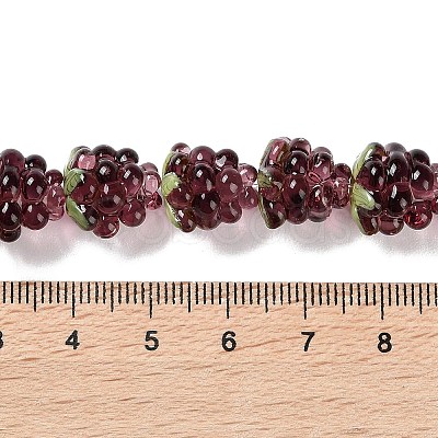 Handmade Lampwork Beads Strands LAMP-Q036-05D-1