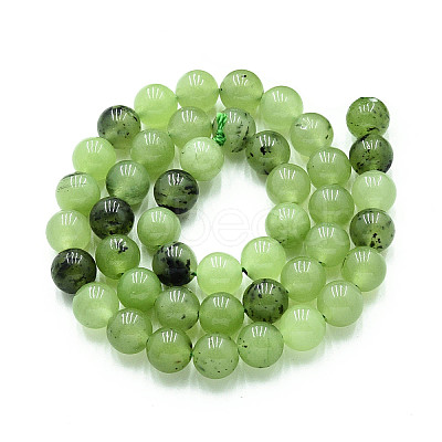 Natural Quartz Beads Strands G-N355-8mm-02-1