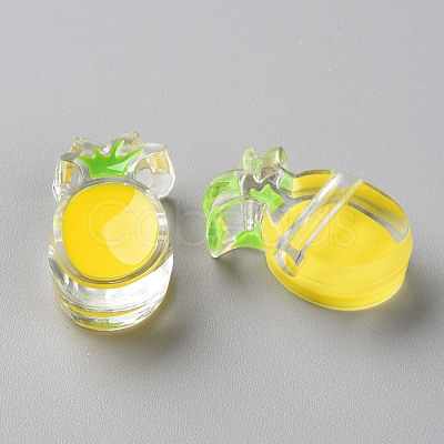Transparent Enamel Acrylic Beads TACR-S155-002H-1