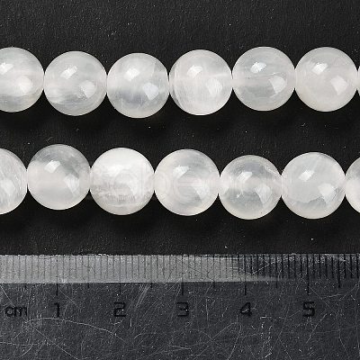 Natural White Jade Beads Strands G-B128-A02-04-1