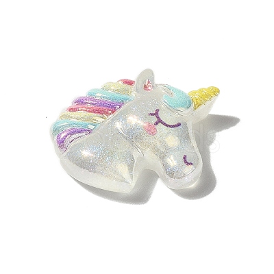 Summer Theme Opaque Resin Cabochons RESI-G106-01A-1