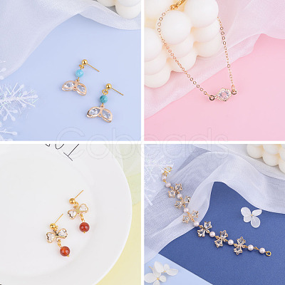 Alloy Rhinestone Crystal Links Connectors PALLOY-TA0002-26LG-1