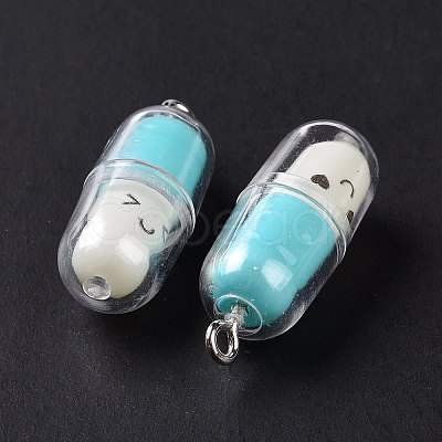 Translucent Plastic Pendants LS-KY-L006-29E-1
