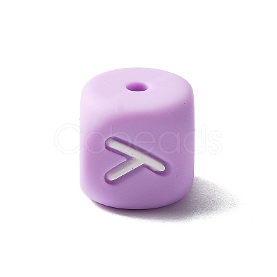 Silicone Beads SIL-WH0008-18Y-1
