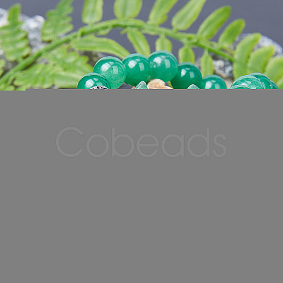 Natural Green Aventurine Pendants G-SC0001-20D-1