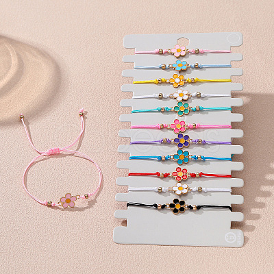 12Pcs Alloy Enamel Link Bracelets FS-WGF9699-01-1