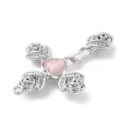 Alloy with Glass Pendants LS-PALLOY-P294-03P-02-1