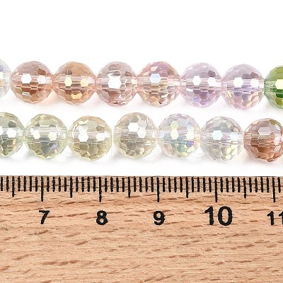 Electroplate Glass Beads Strands LS-EGLA-D300-06-8mm-17-1