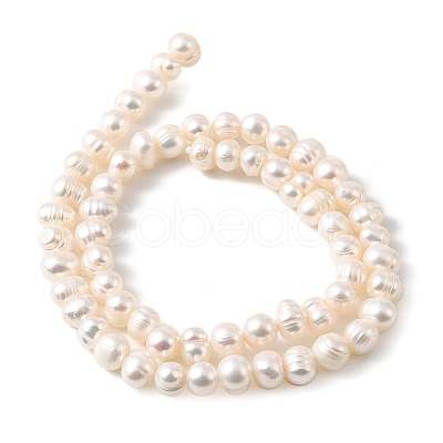 Natural Cultured Freshwater Pearl Beads Strands PEAR-L034-04-1