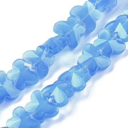 Imitation Jade Glass Beads Strands EGLA-L045-I-A01-1