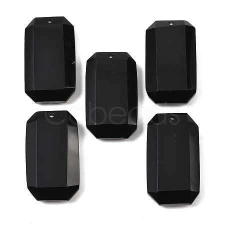 Natural Obsidian Pendants G-H325-03H-1