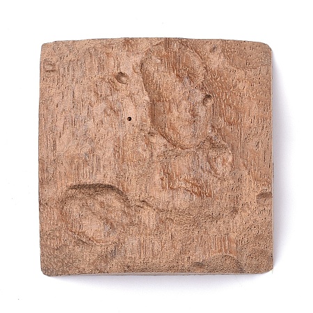 Unfinished Sandalwood Imitation Planet Surface Stuff DIY-E030-01-1