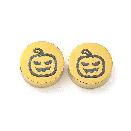 Halloween Theme 304 Stainless Steel Beads STAS-M069-01C-G-1