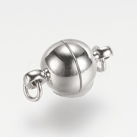Brass Magnetic Clasps with Loops X-KK-MC021-N-NF-1