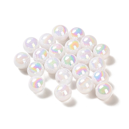 Opaque Acrylic Beads OACR-Z016-01B-01-1