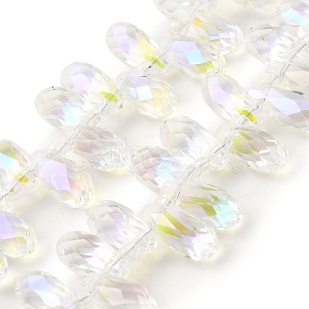Electroplate Glass Beads Strands EGLA-B006-01A-FR03-1