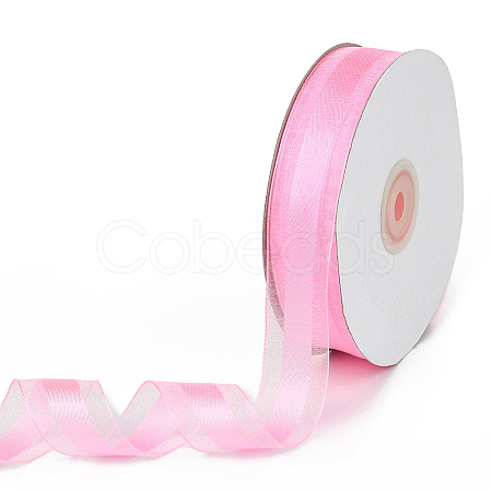 1Roll Solid Color Organza Ribbons ORIB-CY0001-02M-1