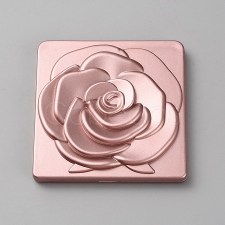 Square with Rose Plastic Foldable Mirrors FIND-WH0152-385A-1