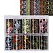 Nail Art Transfer Stickers, Nail Decals, DIY Nail Tips Decoration for Women, Mixed Color, 40mm, anout 1m/roll, 10rolls/box